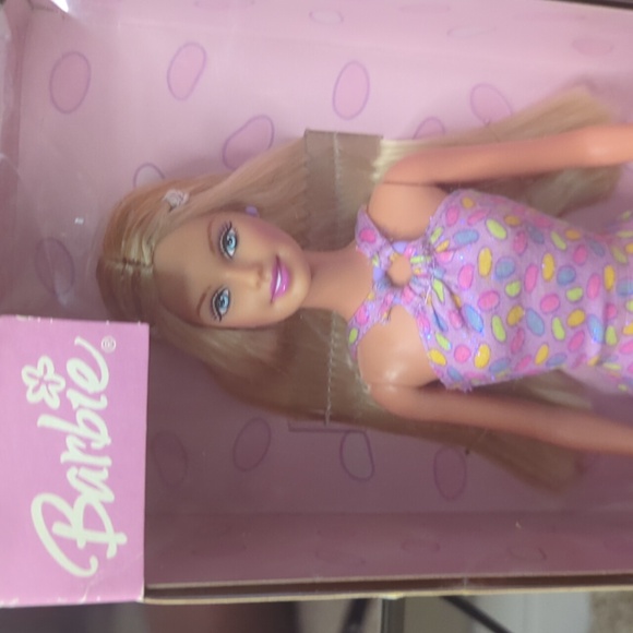 Barbie Easter Delights Doll with Pink and Yellow Dress - Picture 5 of 5